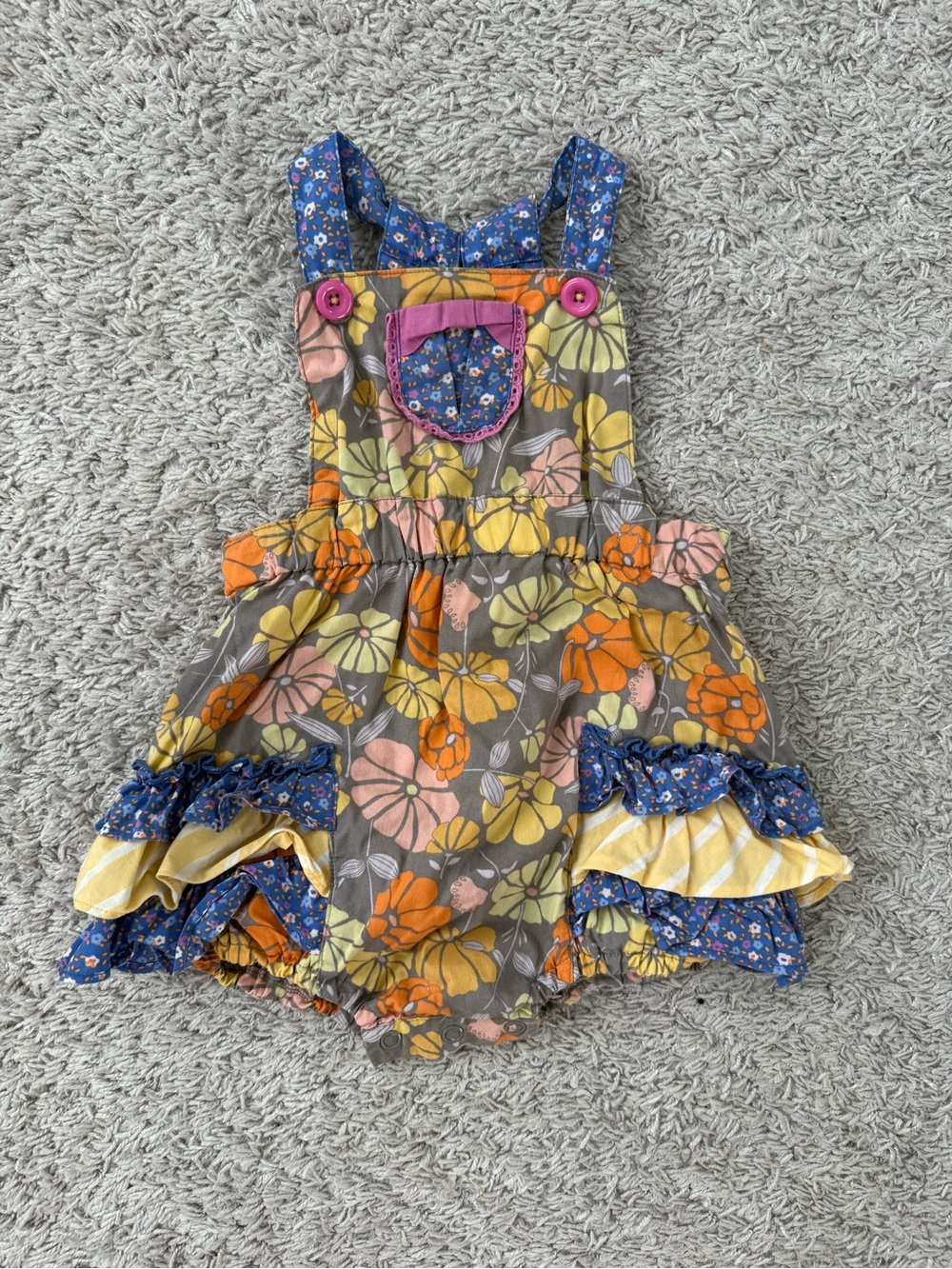 Matilda Jane Floral Ruffle Romper